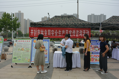開封市林業(yè)局積極開展“安全生產(chǎn)咨詢?nèi)铡弊稍儸F(xiàn)場(chǎng)與服務(wù)創(chuàng)新傳遞綠色安全理念